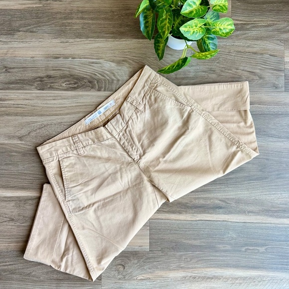 Vintage GAP Khaki 100 % Cotton Roll Cuff Capri Pants - Size 6 - Picture 1 of 11